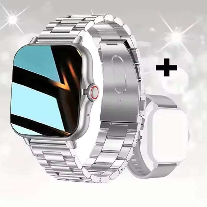 2024 Smart Watch Android Phone 1.44'' Inch Color Screen Bluetooth Call Blood Oxygen/Pressure Monitoring Smart Watch Women Men - BuzzMart