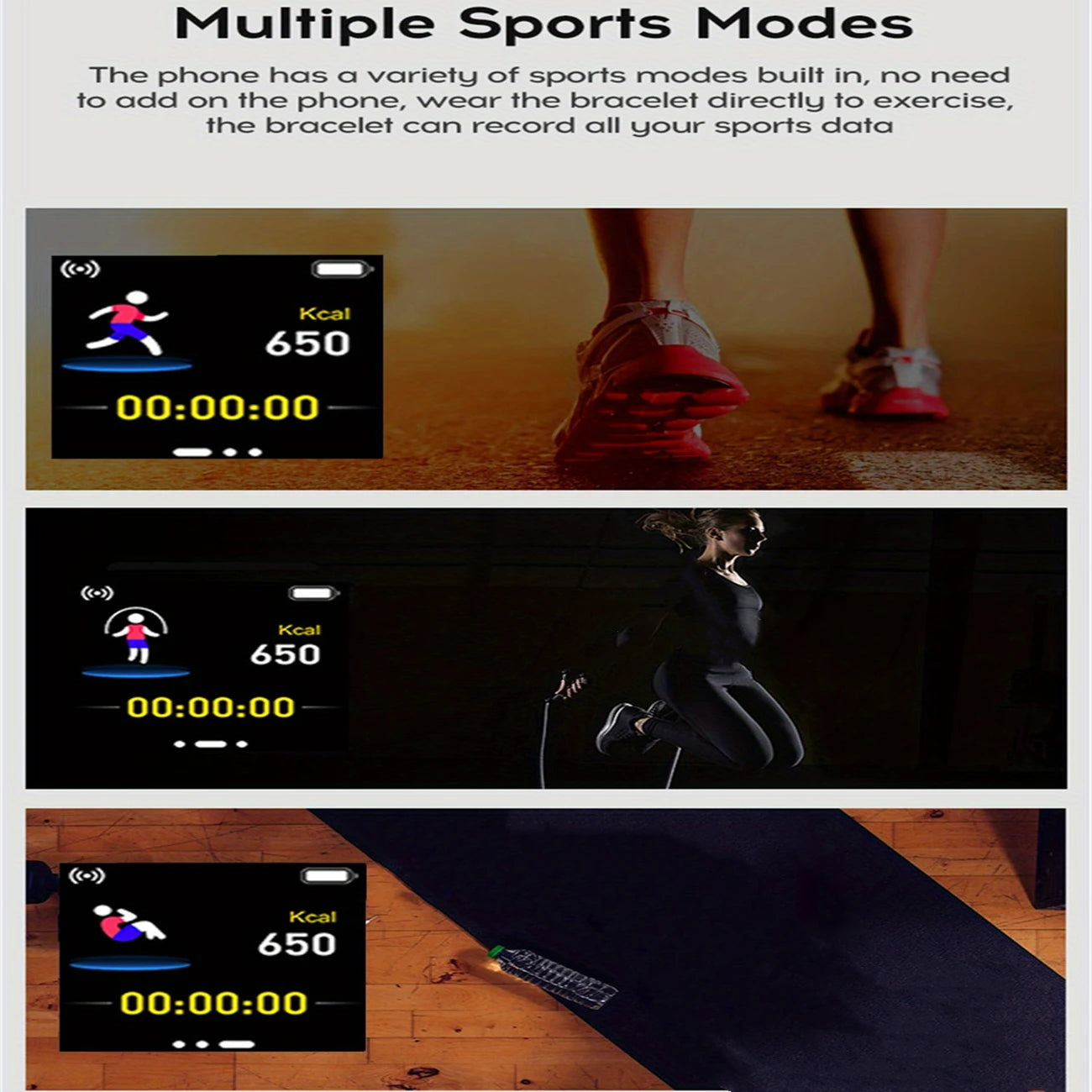 Multifunctional Smart Watch Men Women Bluetooth Connected Phone Music Player Fitness Sport Bracelet Sleep Monitor D13 Smartwatch - BuzzMart