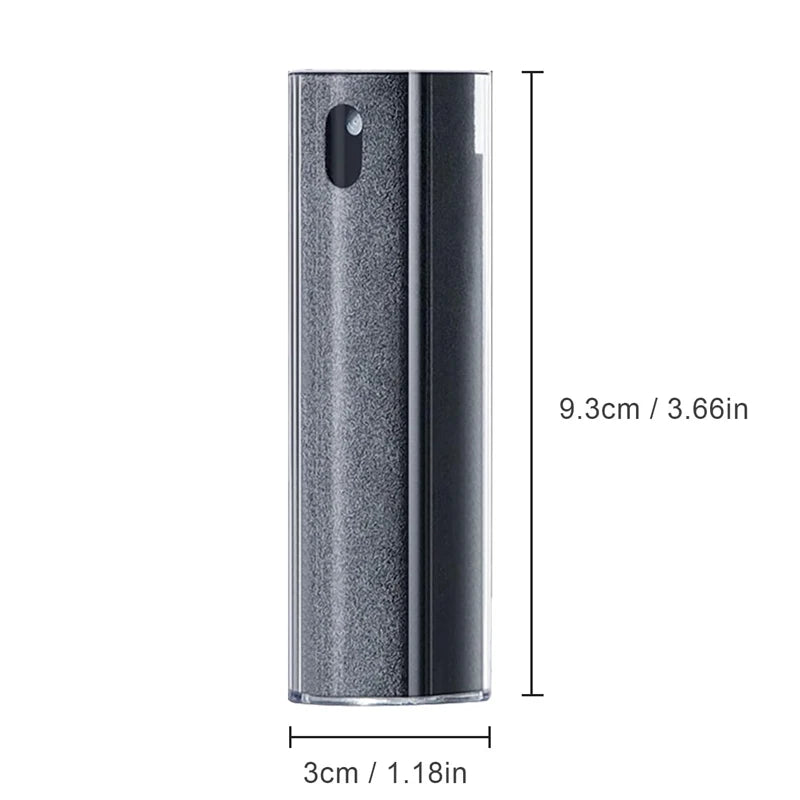 2 in 1 Microfiber Screen Cleaner Spray Bottle Mobile Phone Tablet Computer Microfiber Cloth Cleaning Wipes For iPhone Samsung Mi - BuzzMart