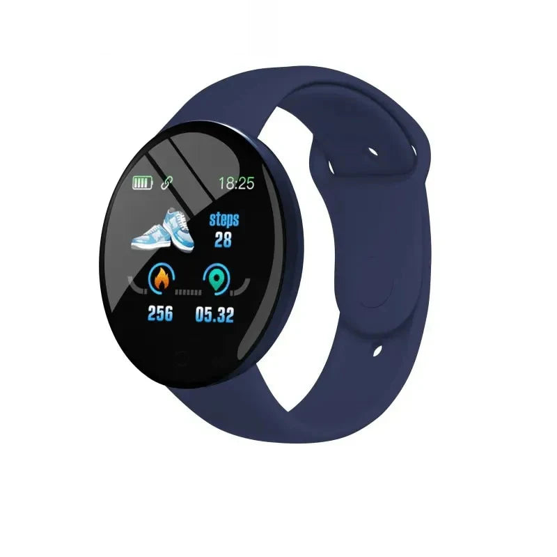 2025 New D18 Multifunctional Smart Watch Men & Women Bluetooth Connected Phone Music Fitness Sports Bracelet Sleep Monitor watch - BuzzMart