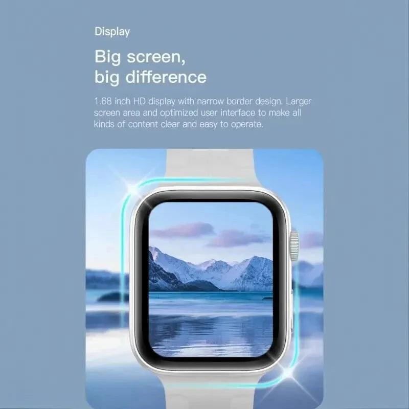 LAXASFIT New Smart Watch 1.73 inch Color Screen Full Touch Custom Dial Bluetooth Call Men Women Smart Watch Android IOS - BuzzMart