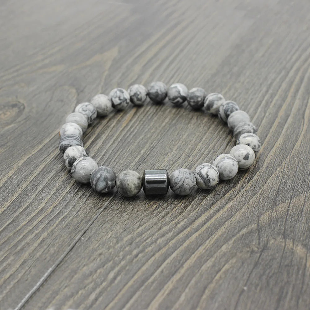 π§² Magnetic Tiger Eye Bracelet β Handmade Gift for Him - BuzzMart