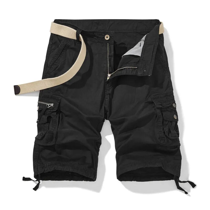 Men’s Slim Outdoor Cargo Shorts – Quick-Dry Summer Wear - BuzzMart