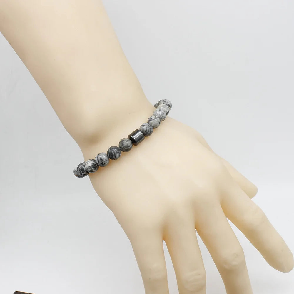 π§² Magnetic Tiger Eye Bracelet β Handmade Gift for Him - BuzzMart