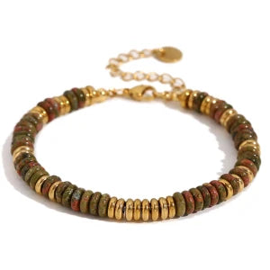 Elegant Tiger Eye Bracelet – 18K Gold Plated for Women - BuzzMart