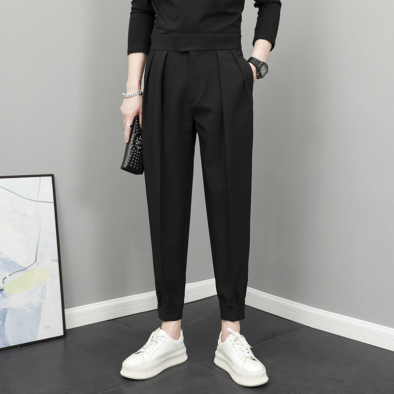Trendy High-Waist Pleated Pants for Stylish Spring Looks - BuzzMart
