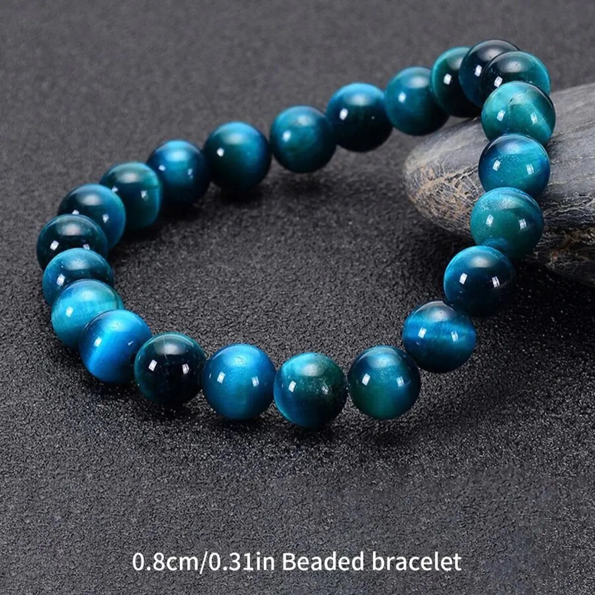 Mystic Blue Tiger Eye Bracelet – Trendy Healing Gift - BuzzMart