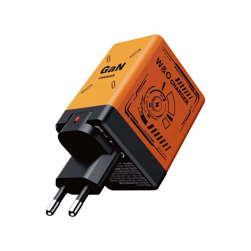 Trendy 20W GaN Fast Charger with Soft Silicone Cables - BuzzMart