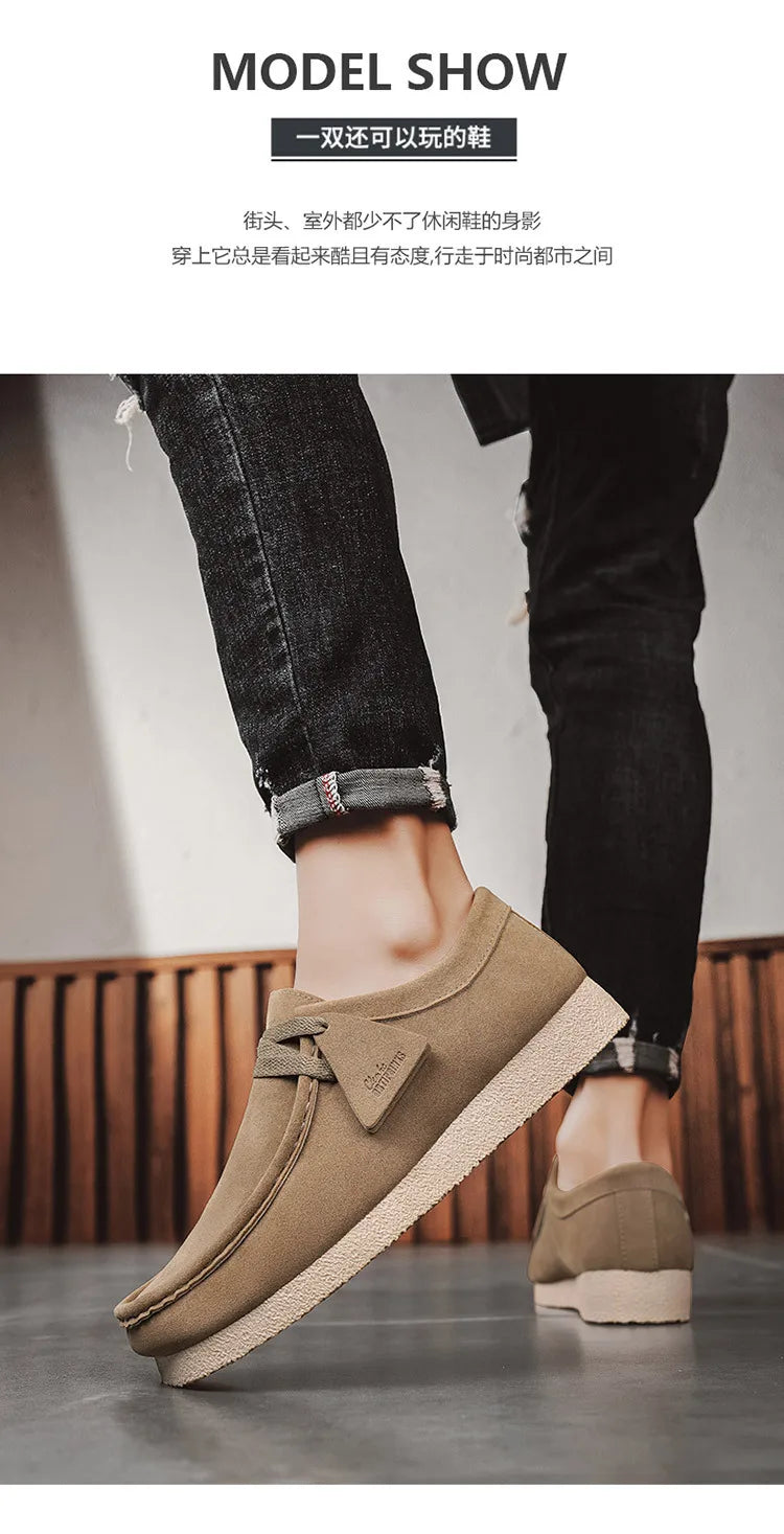 Men’s Trendy Sneakers – Versatile Thick Sole Casual Shoes - BuzzMart