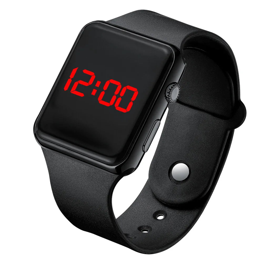 Simple Digital Sport Watch | LED Electronic Unisex Casual Wristwatch - BuzzMart