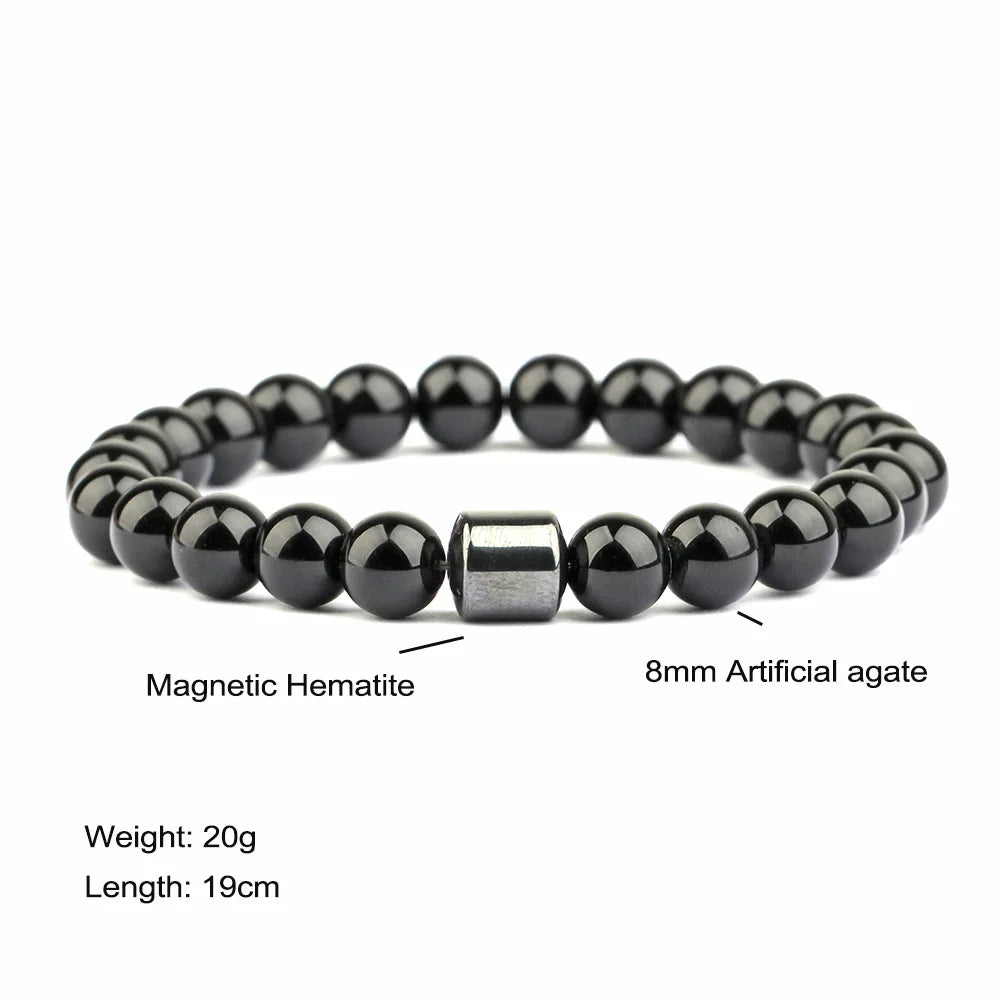 π§² Magnetic Tiger Eye Bracelet β Handmade Gift for Him - BuzzMart