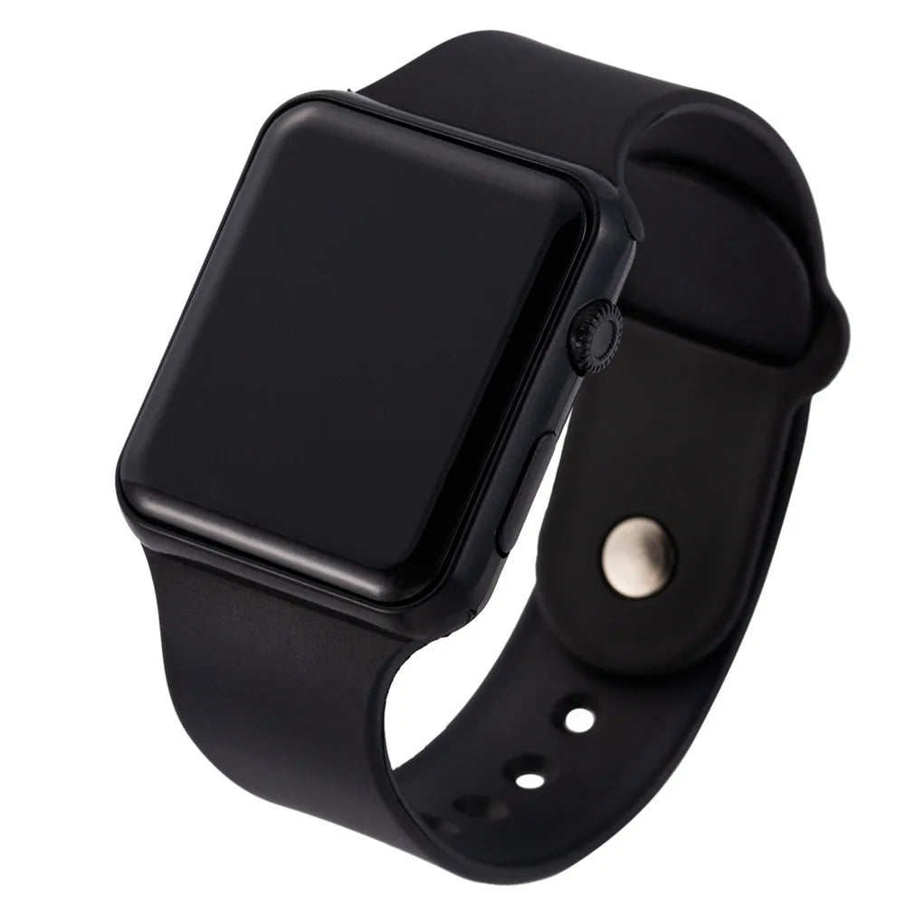 Simple Digital Sport Watch | LED Electronic Unisex Casual Wristwatch - BuzzMart