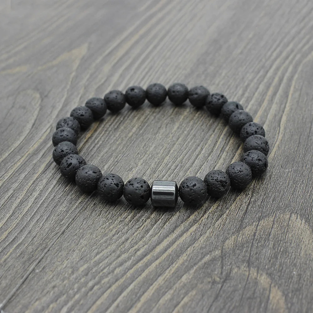 π§² Magnetic Tiger Eye Bracelet β Handmade Gift for Him - BuzzMart