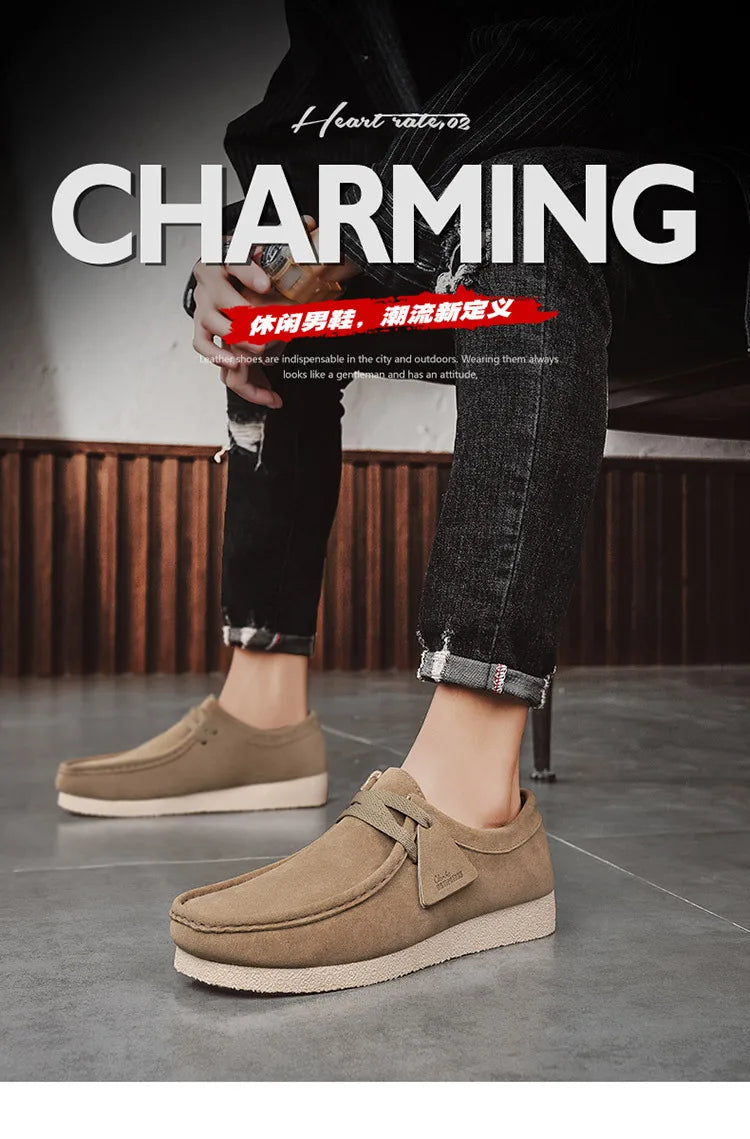 Men’s Trendy Sneakers – Versatile Thick Sole Casual Shoes - BuzzMart