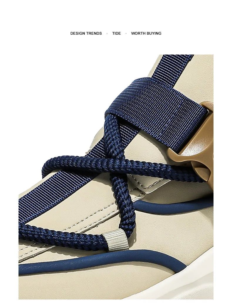 Men’s Chunky Sneakers – Breathable Mesh Casual Shoes 2025 - BuzzMart