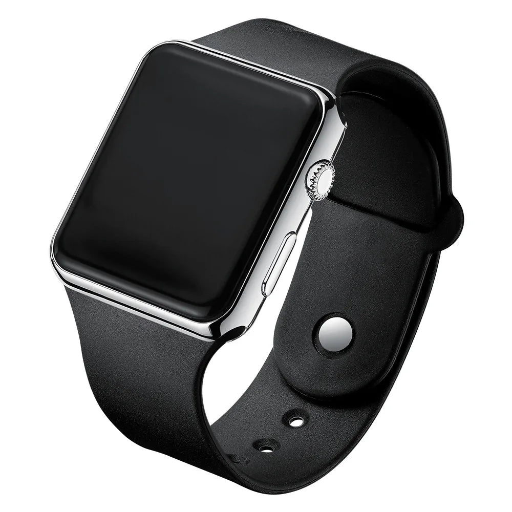 Simple Digital Sport Watch | LED Electronic Unisex Casual Wristwatch - BuzzMart