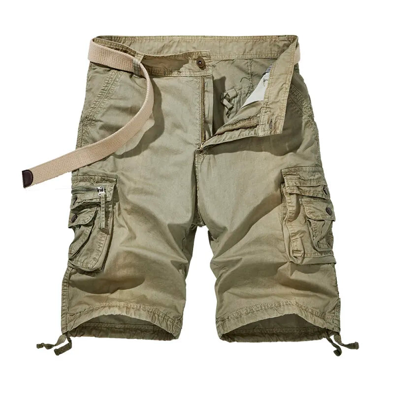 Men’s Slim Outdoor Cargo Shorts – Quick-Dry Summer Wear - BuzzMart