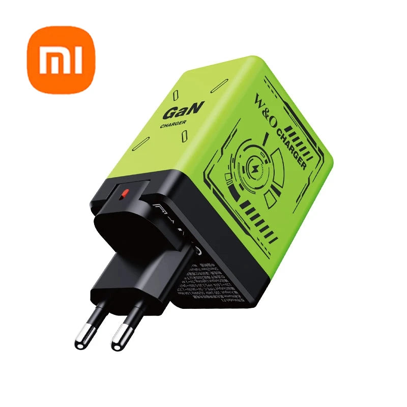 Sleek 120W GaN Charger with Retractable Cables β Fast! - BuzzMart