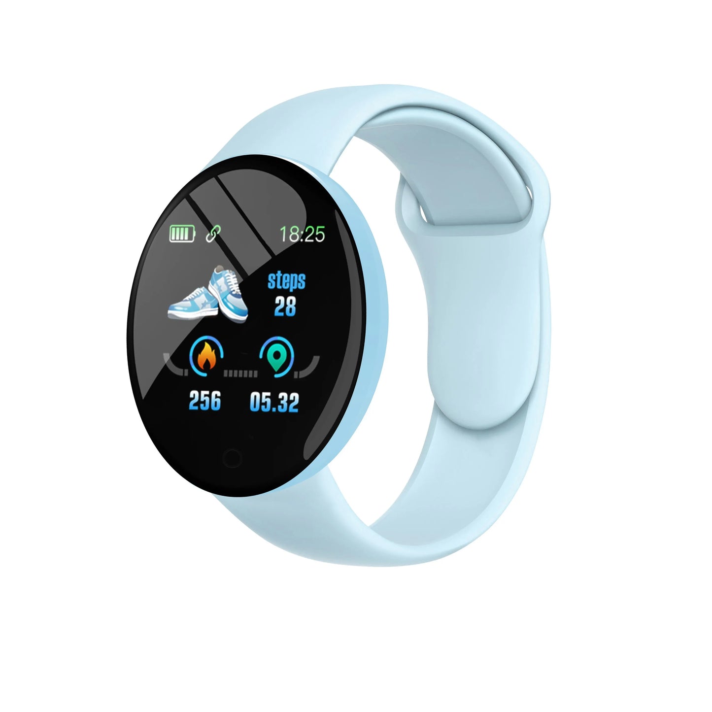 2025 New D18 Multifunctional Smart Watch Men & Women Bluetooth Connected Phone Music Fitness Sports Bracelet Sleep Monitor watch - BuzzMart