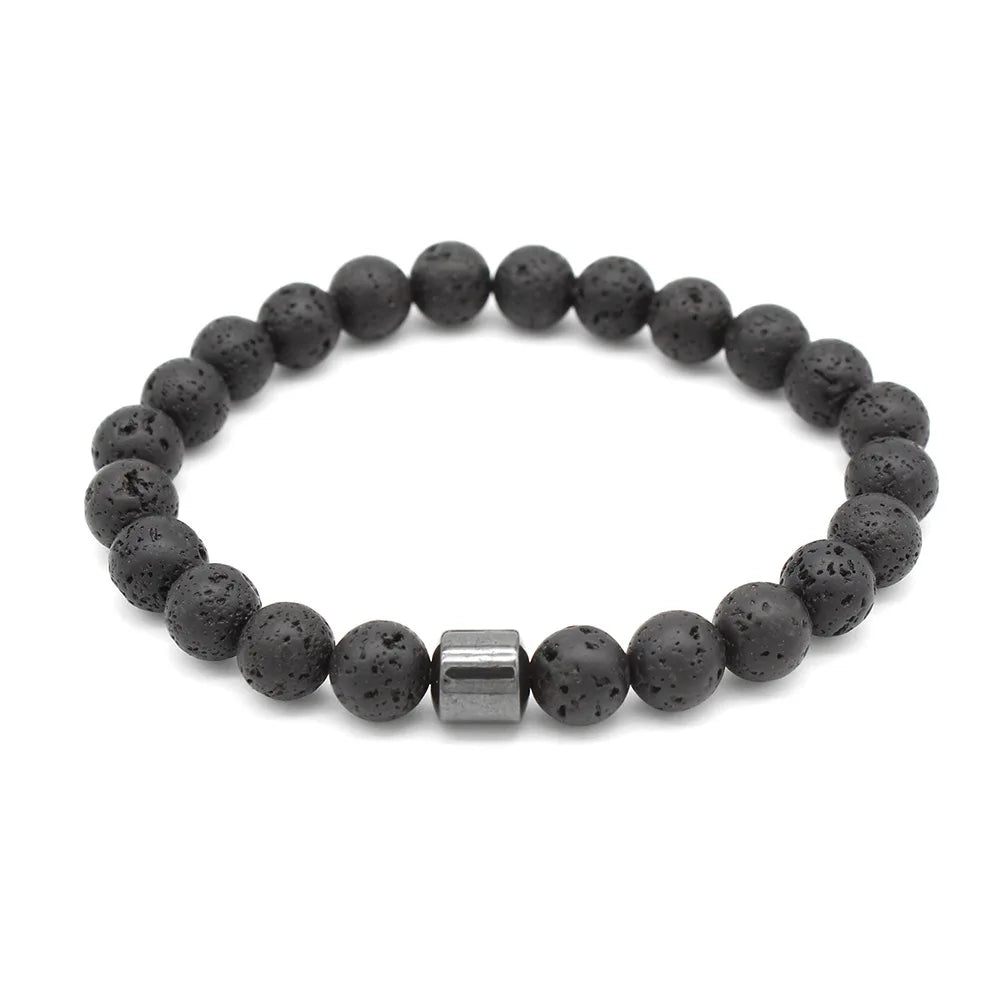 π§² Magnetic Tiger Eye Bracelet β Handmade Gift for Him - BuzzMart