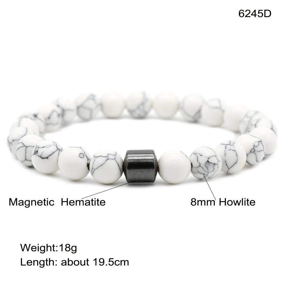 π§² Magnetic Tiger Eye Bracelet β Handmade Gift for Him - BuzzMart