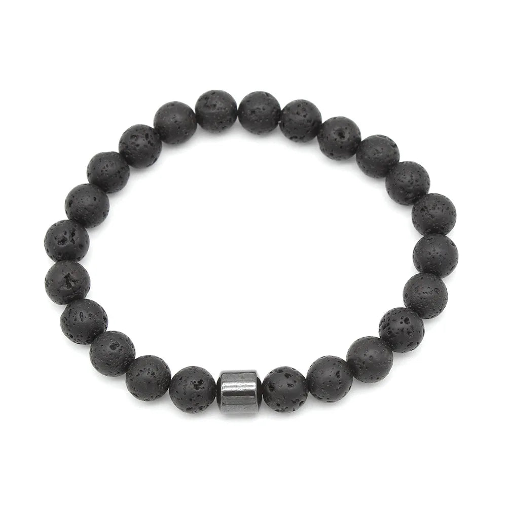 π§² Magnetic Tiger Eye Bracelet β Handmade Gift for Him - BuzzMart