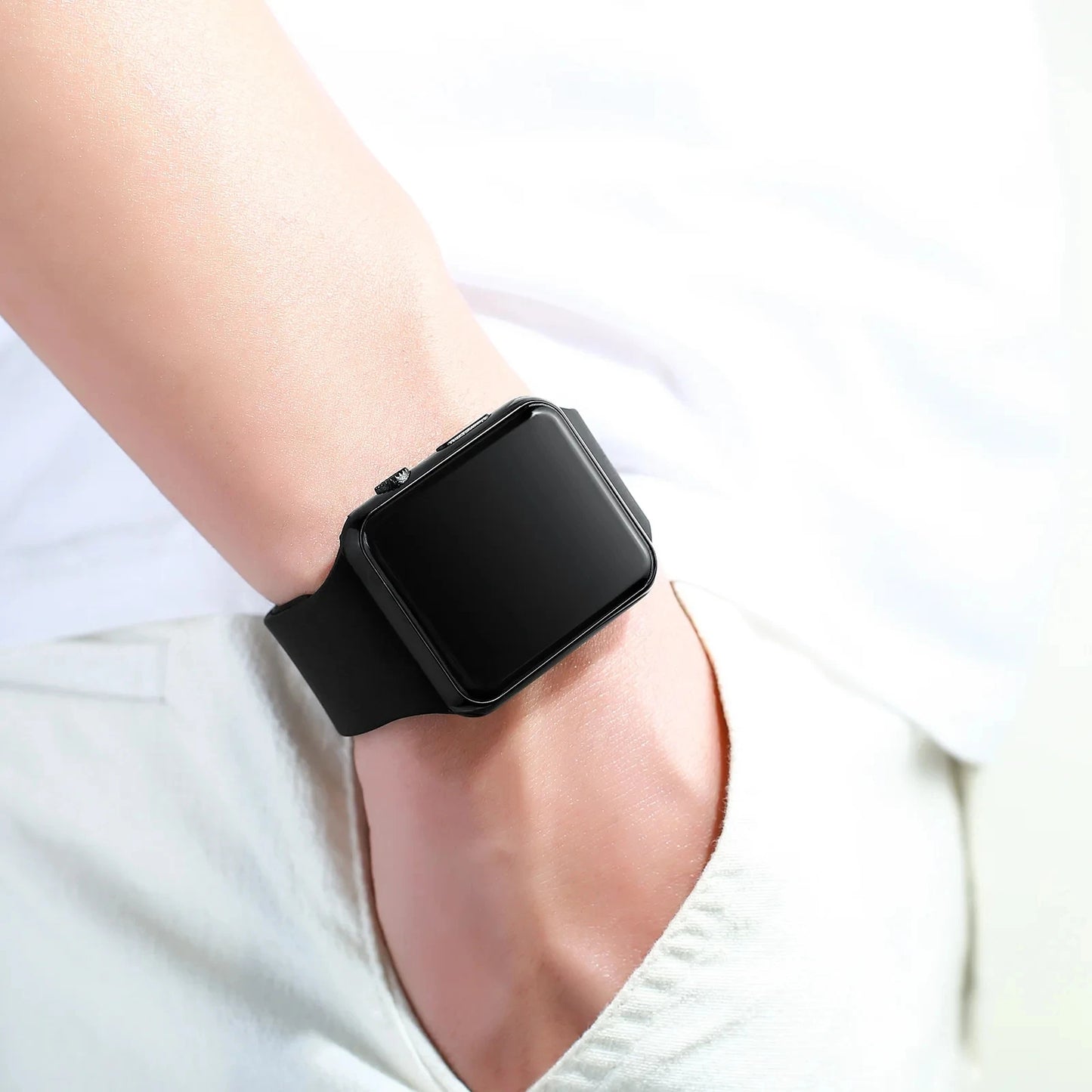 Simple Digital Sport Watch | LED Electronic Unisex Casual Wristwatch - BuzzMart