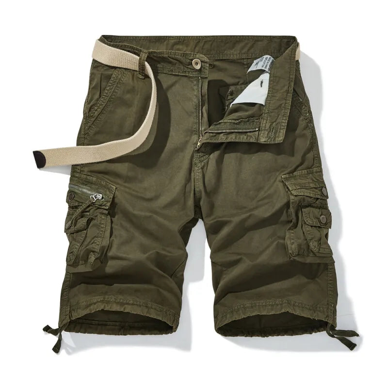 Men’s Slim Outdoor Cargo Shorts – Quick-Dry Summer Wear - BuzzMart