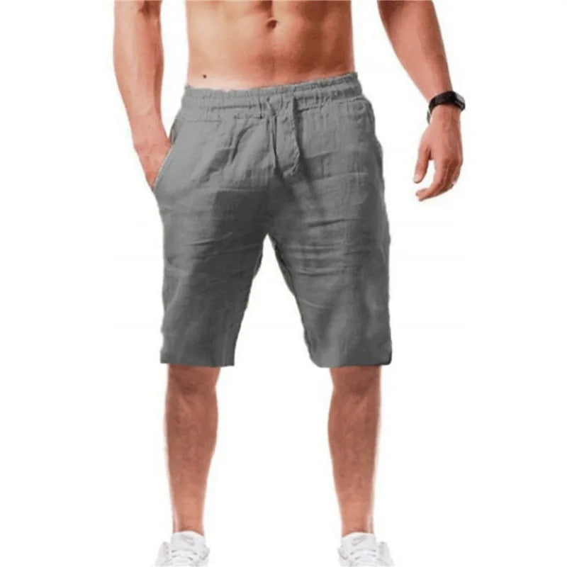 Men’s Casual Cotton Shorts – Breathable Streetwear for Spring & Autumn - BuzzMart