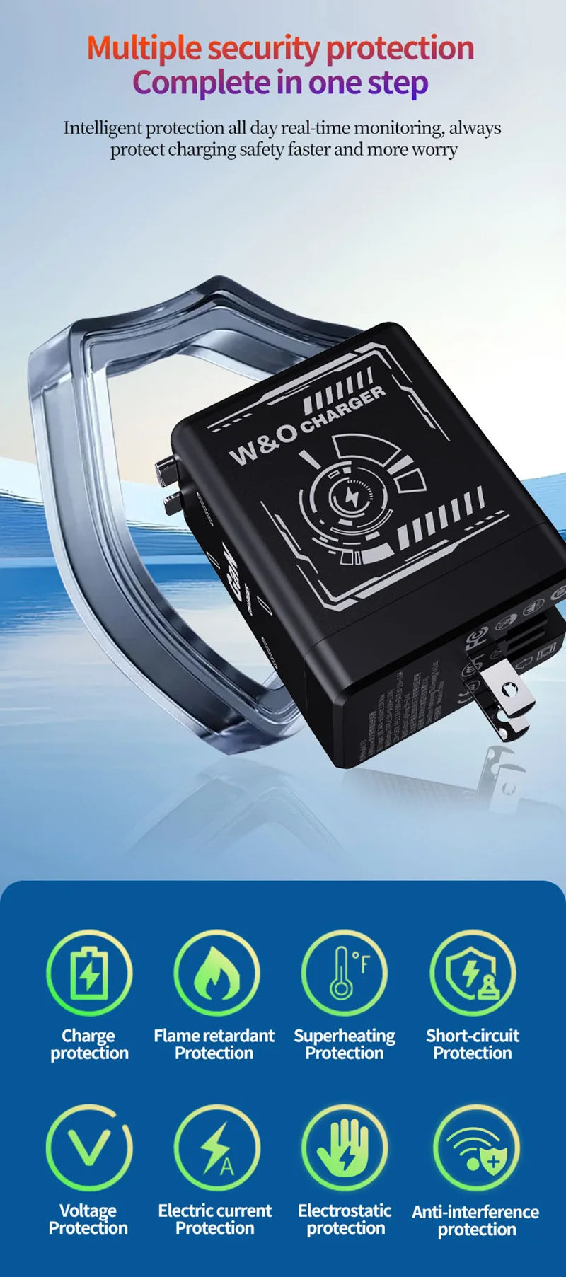 Sleek 120W GaN Charger with Retractable Cables β Fast! - BuzzMart