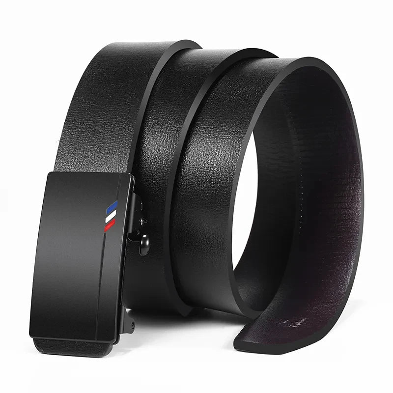 New Product Belt MEN'S High Quality Toothless Automatic Buckle Casual Men Belt MEN'S Business Fashion Belt - BuzzMart