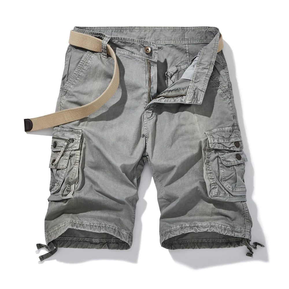 Men’s Slim Outdoor Cargo Shorts – Quick-Dry Summer Wear - BuzzMart
