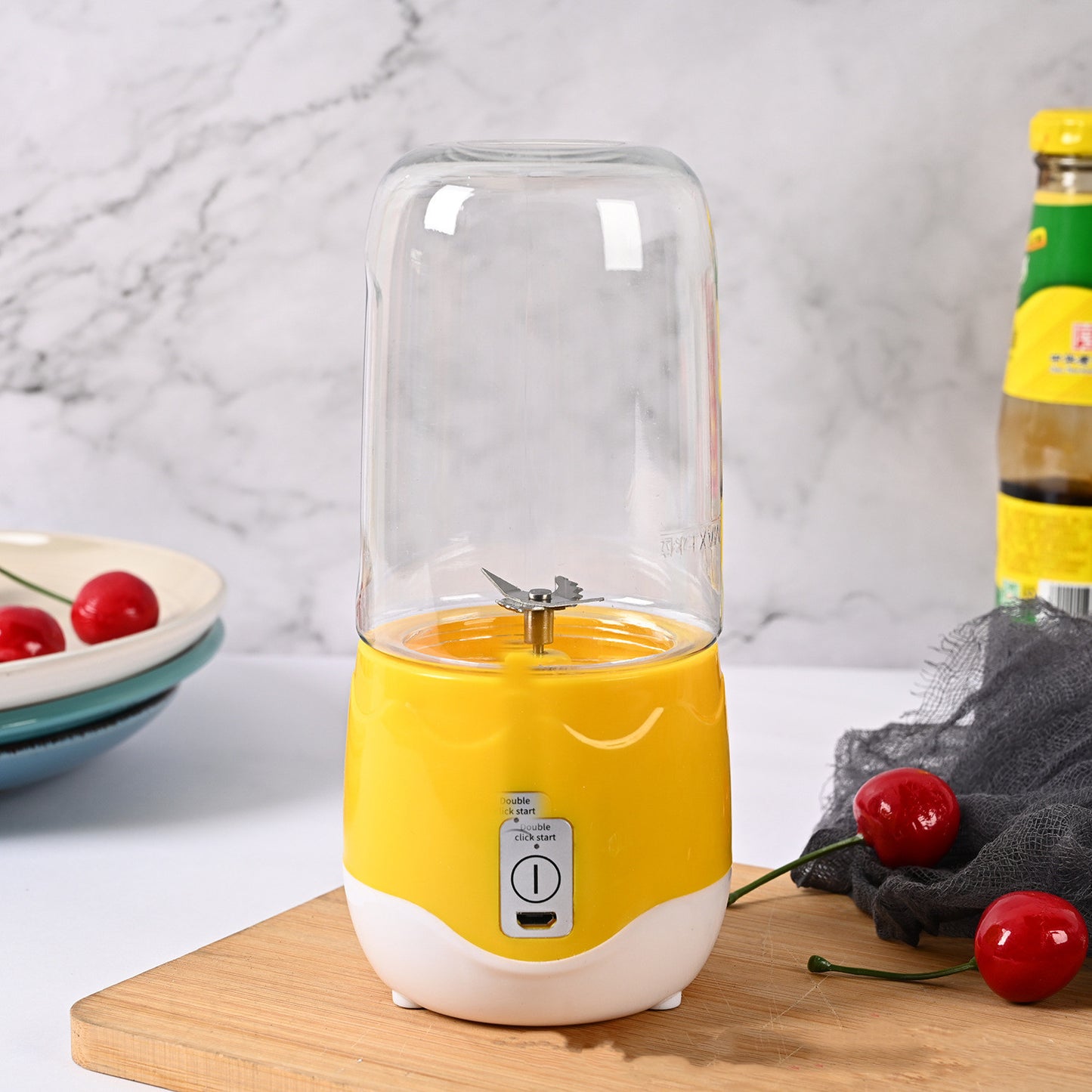 Mini Fruit Blender Cup – Cute USB Juicer for Home - BuzzMart