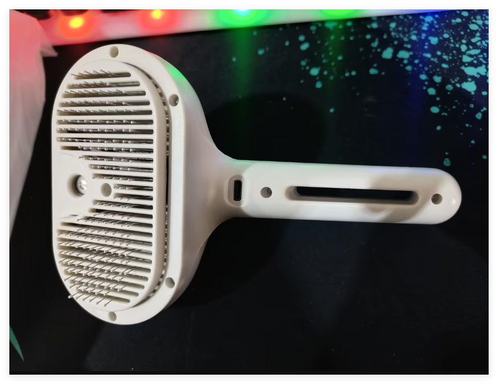Pet Comb Self Cleaning Pets Hair Remover Brush For Dogs Grooming Tools Dematting Comb Built-in Mist Humidifier Pet Products - BuzzMart