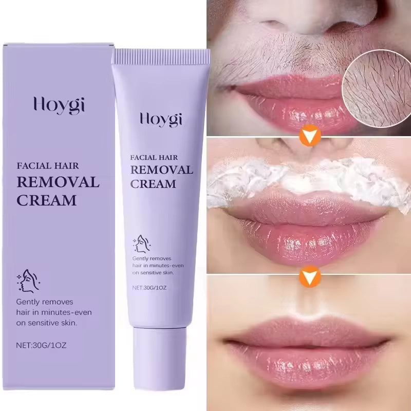 Moisturizing soft serve after shave oil and hair removal cream for smooth skin.