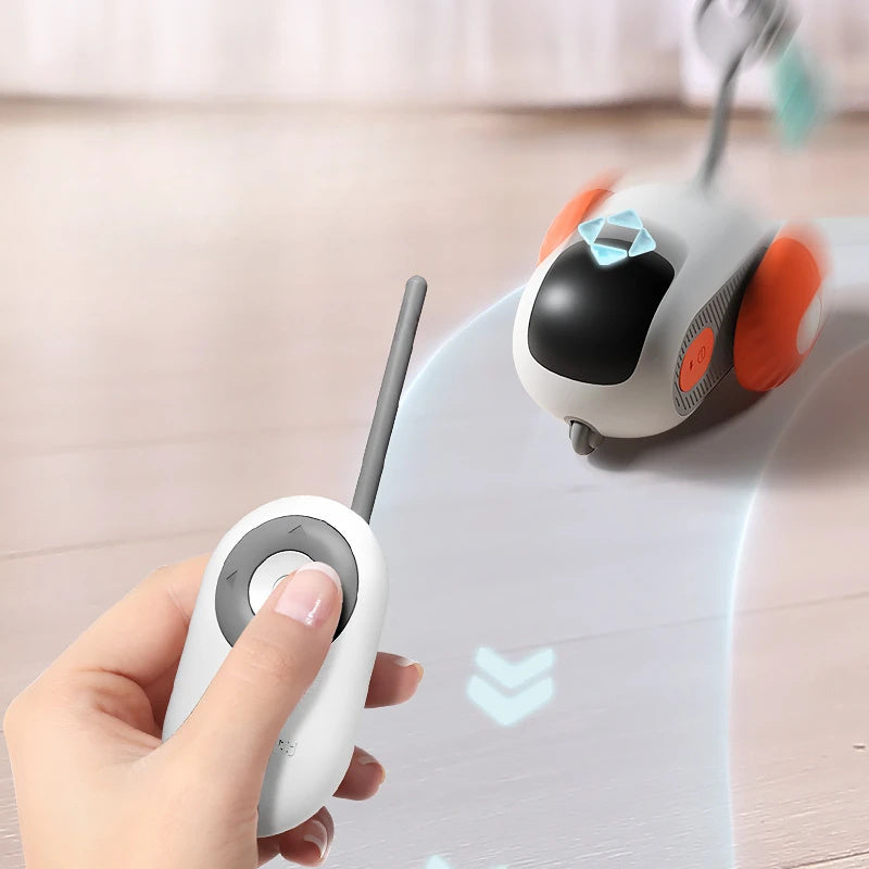 Remote Control Interactive Cat Car Toy USB Charging Chasing Automatic Self-moving Remote Smart Control Car Interactive Cat Toy Pet Products - BuzzMart