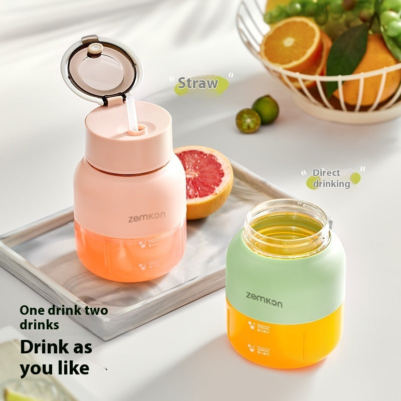 Cute Mini Fruit Blender Cup – Portable USB Juicer - BuzzMart