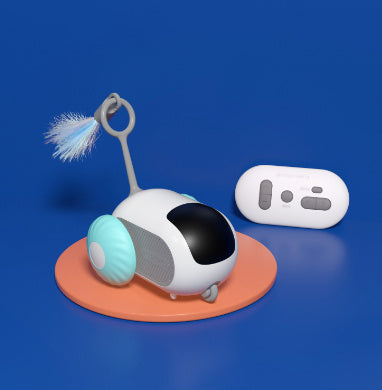 Remote Control Interactive Cat Car Toy USB Charging Chasing Automatic Self-moving Remote Smart Control Car Interactive Cat Toy Pet Products - BuzzMart