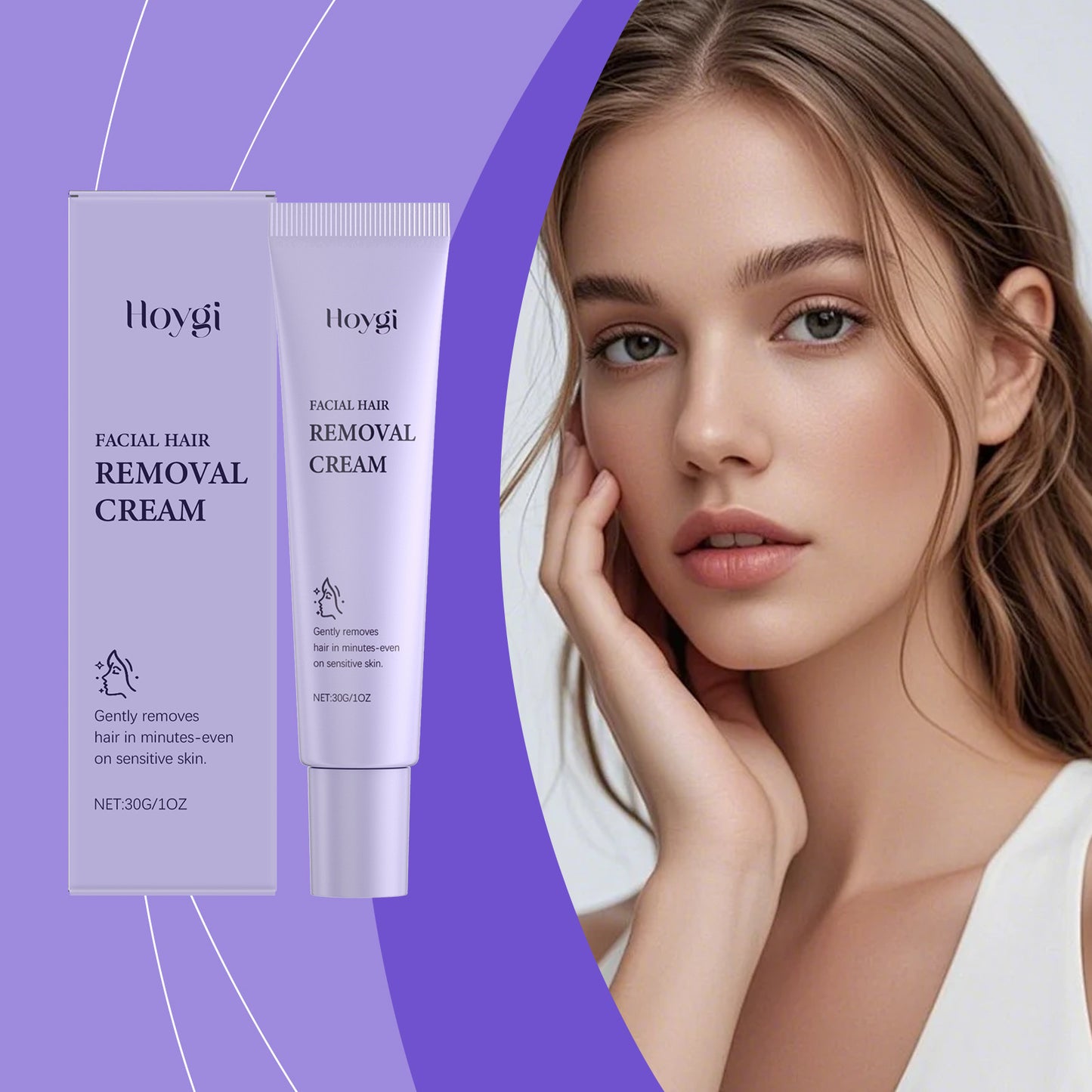 Lightweight after shave oil and hair removal cream delivering smooth, nourished skin.