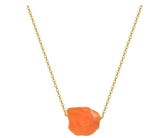 Hot Selling Stone Crystal Pillar Tree Of Life Pendant Ins Fashion Necklace - BuzzMart