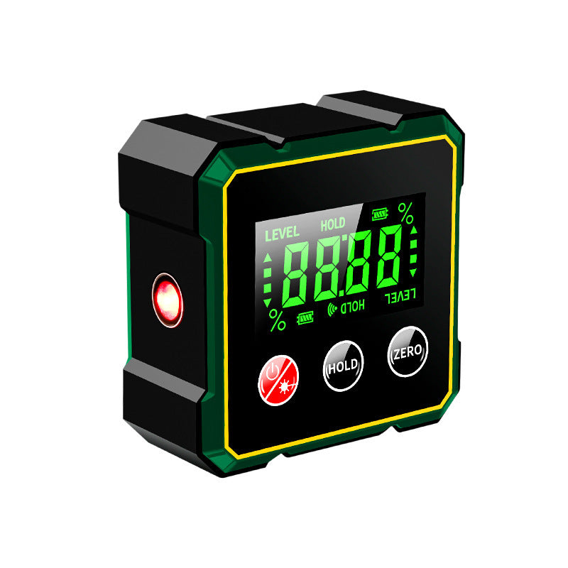 Magnetic Digital Angle Finder With Electronic Laser Gauge Protractor Inclinometer Level Magnets Level Ruler Angle Slope - BuzzMart