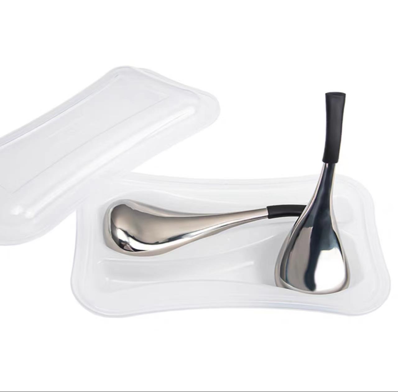 Stainless Steel Face And Eye Massage Ice Scoop - BuzzMart