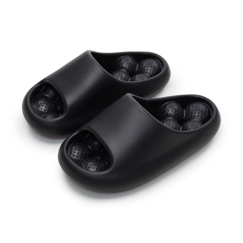 Ball Massage Sole Design Bathroom Slippers Women's House Shoes Indoor Non-Slip Floor Home Slippers Summer - BuzzMart