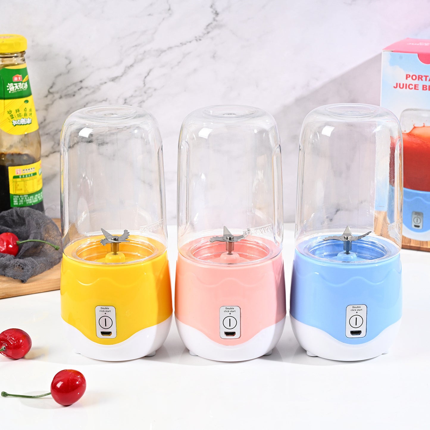 Mini Fruit Blender Cup – Cute USB Juicer for Home - BuzzMart