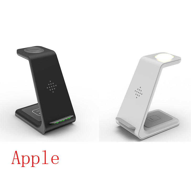 3 In 1 Fast Charging Station Wireless Charger Stand Wireless Quick Charge Dock For Phone Holder - BuzzMart