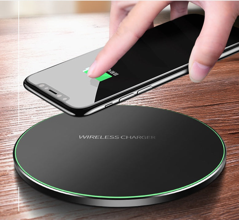 Wireless Charger For I-Phone Fast Wireless Charging Pad For Sam-sung High Speed - BuzzMart