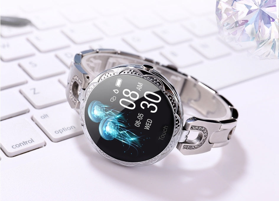Fashion Women's Smart Watch Waterproof Wearable Device Heart Rate Monitor Sports Smartwatch for Women Ladies - BuzzMart