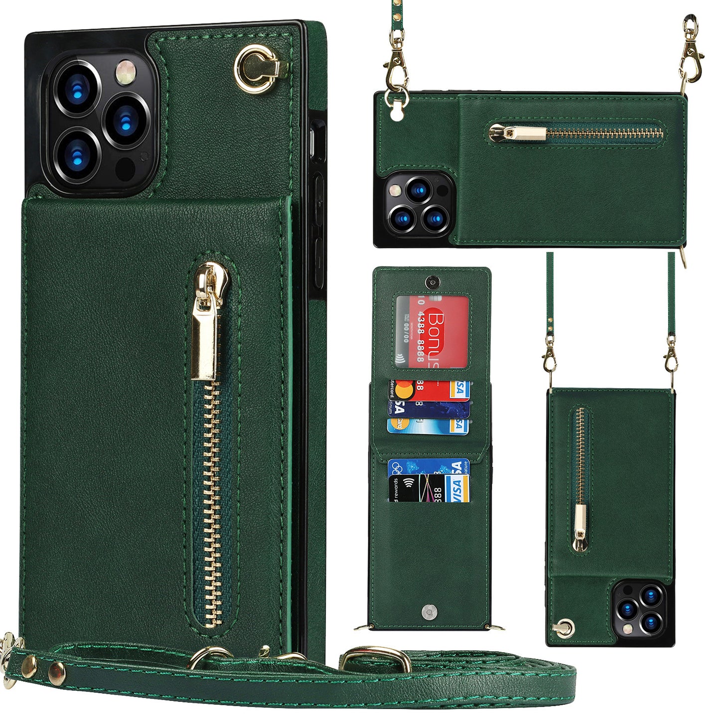 Zipper Phone Case Phone Case Crossbody - BuzzMart