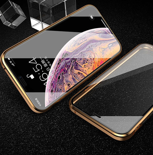 Magnetic Glass Protective Cover For Various Types Of Mobile Phone Cases - BuzzMart