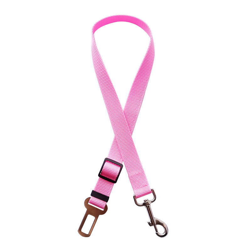Adjustable Pet Cat Dog Car Seat Belt Pet Seat Vehicle Dog Harness Lead Clip Safety Lever Traction Dog Collars Dogs Accessoires Pets Products - BuzzMart